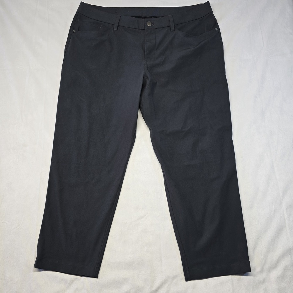 Lululemon Abc Classic Fit‎ Warpstreme Pants Men Size 38x28 Gray Chino
